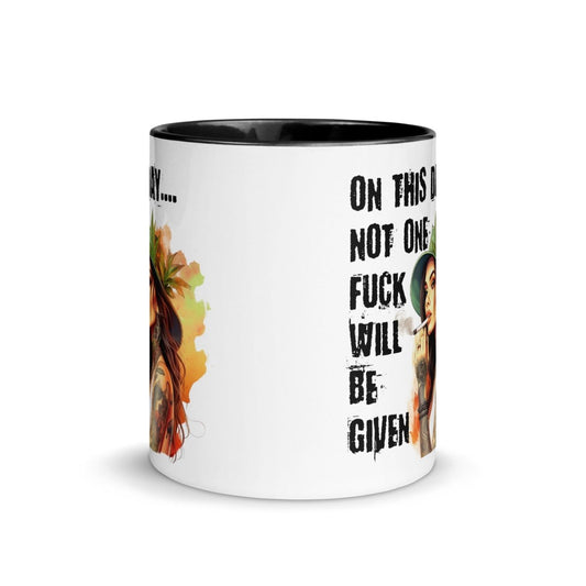 Humor Not One F Given Inner Color Mug - Max & Co Tees