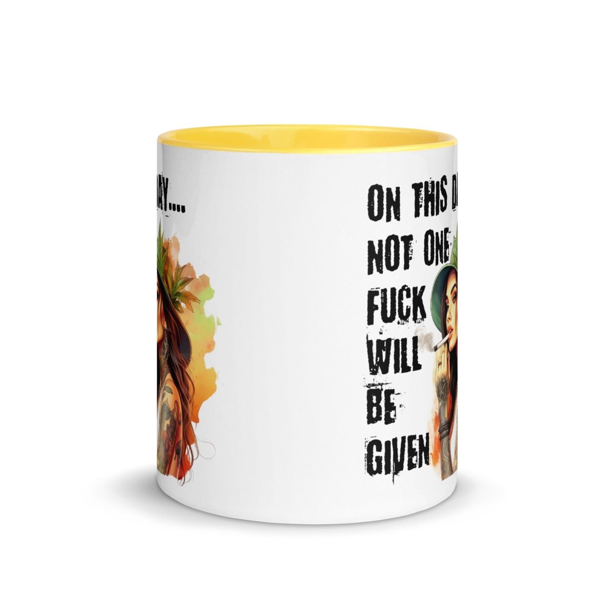 Humor Not One F Given Inner Color Mug - Max & Co Tees