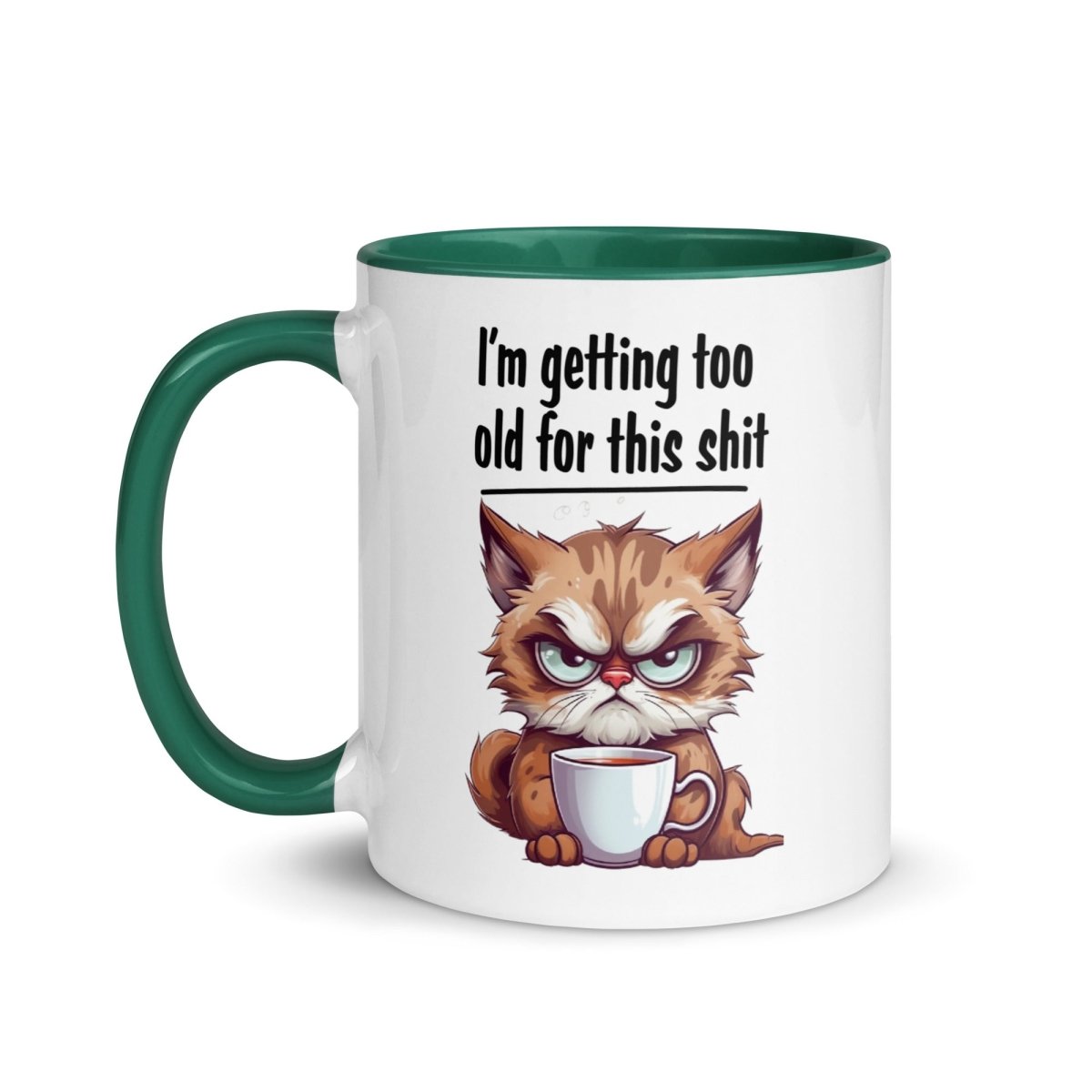 Humor Too Old Inner Color Mug - Max & Co Tees