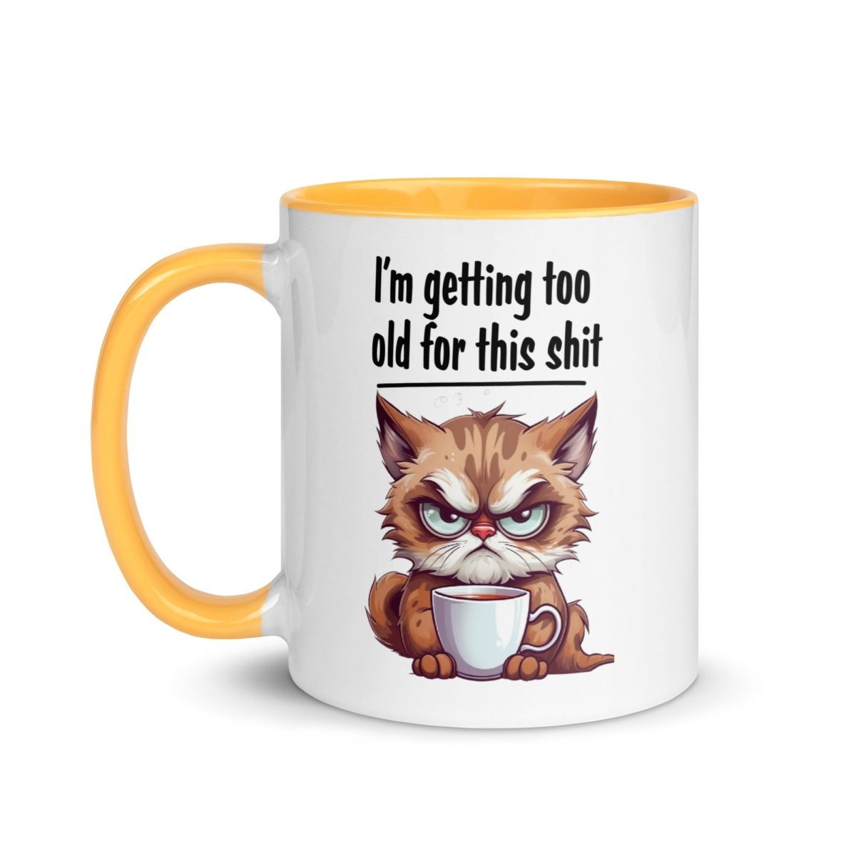 Humor Too Old Inner Color Mug - Max & Co Tees