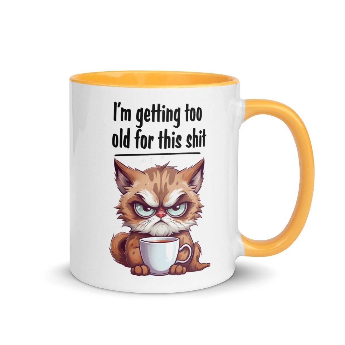 Humor Too Old Inner Color Mug - Max & Co Tees