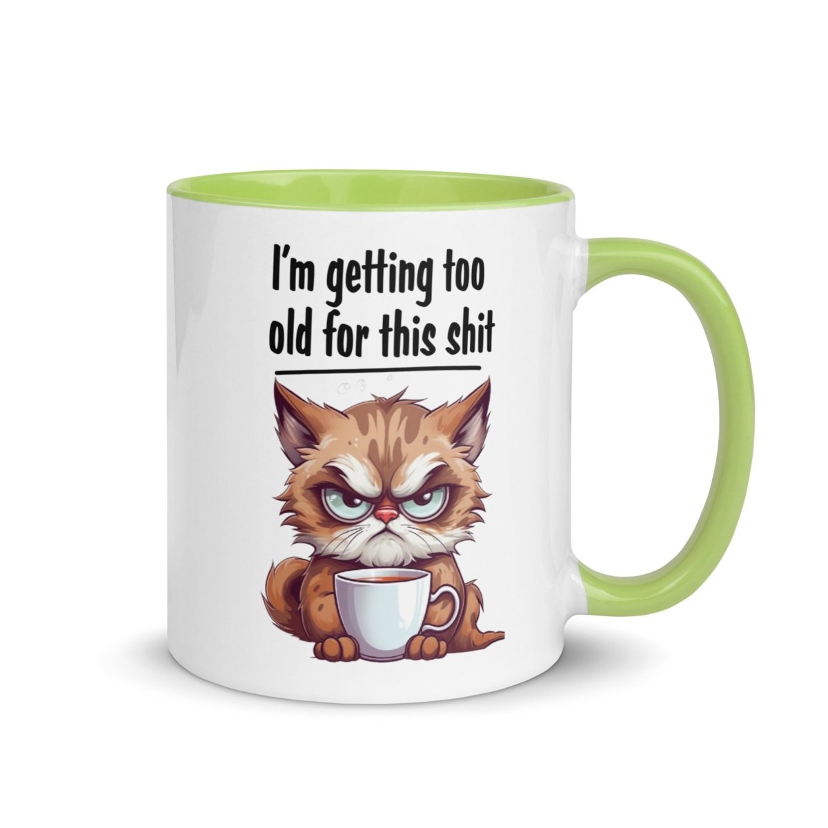 Humor Too Old Inner Color Mug - Max & Co Tees