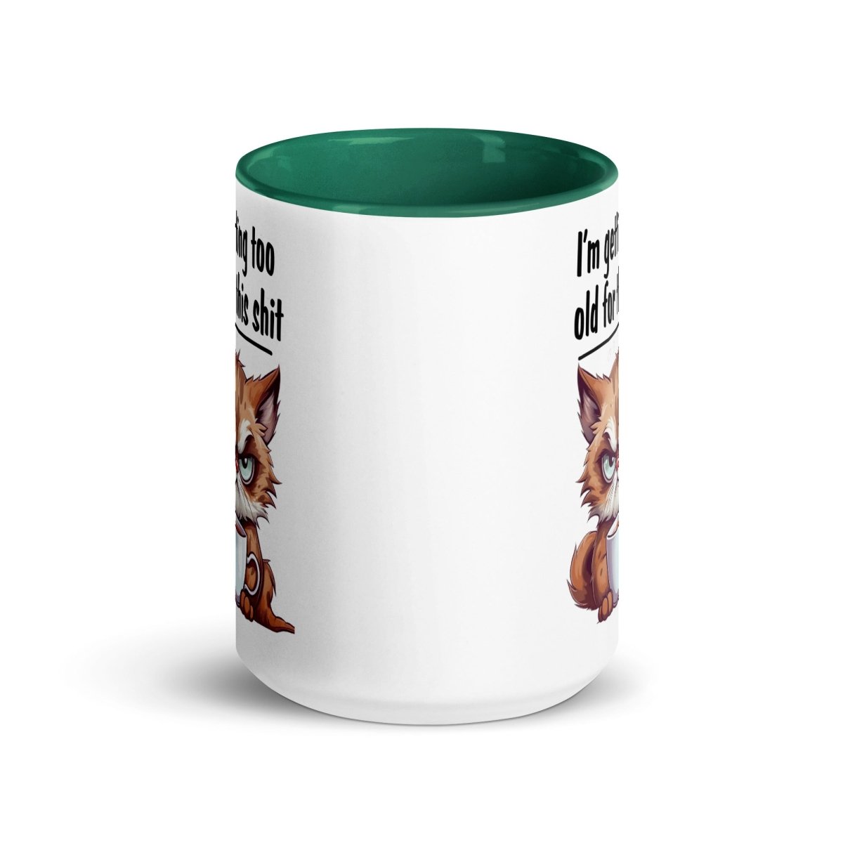 Humor Too Old Inner Color Mug - Max & Co Tees