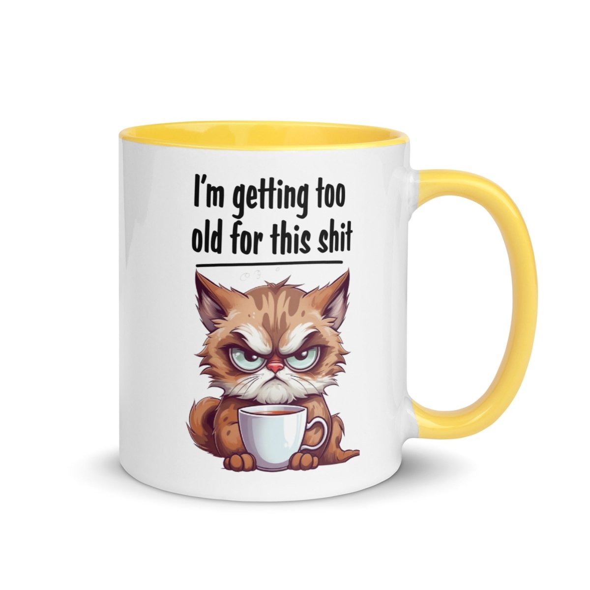 Humor Too Old Inner Color Mug - Max & Co Tees