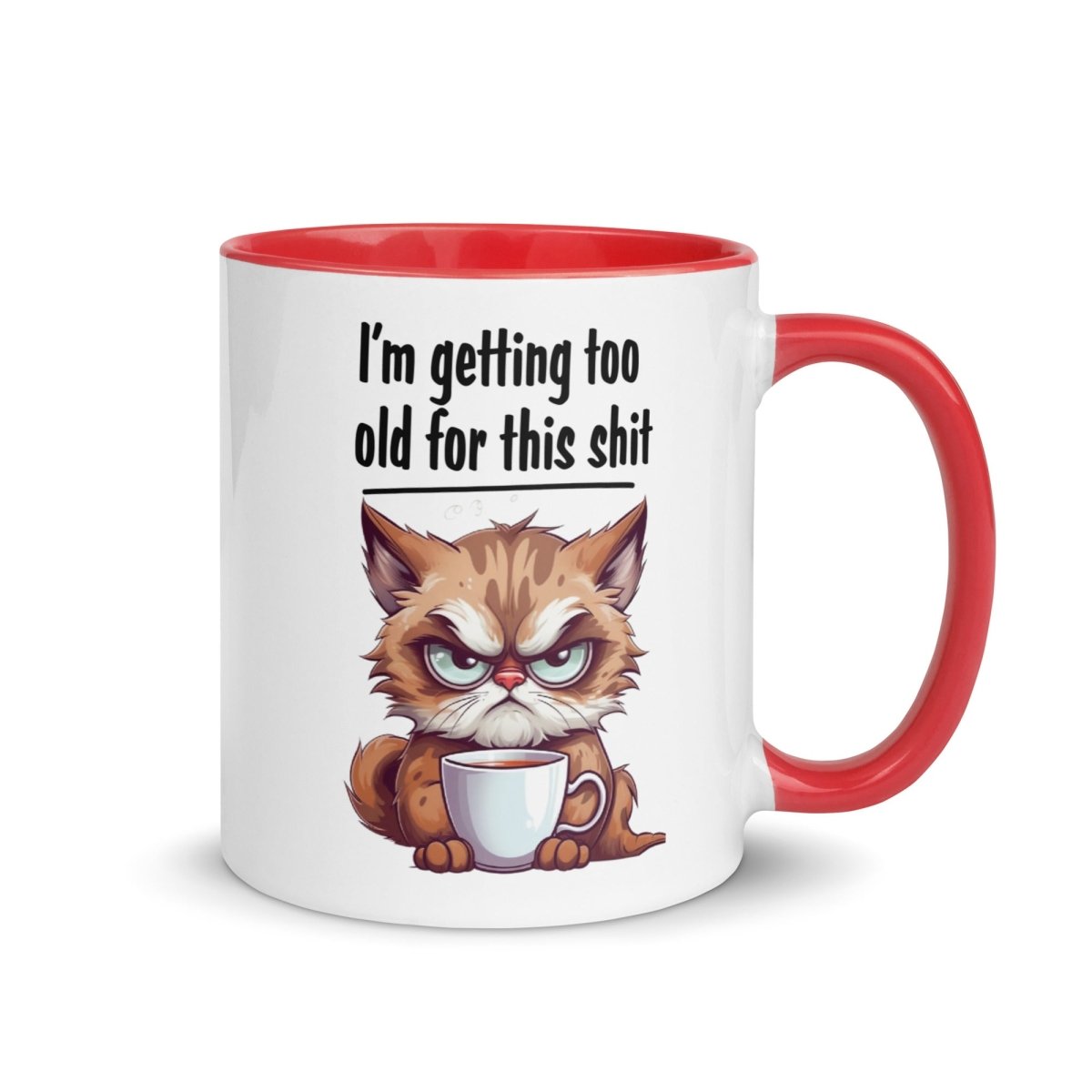 Humor Too Old Inner Color Mug - Max & Co Tees