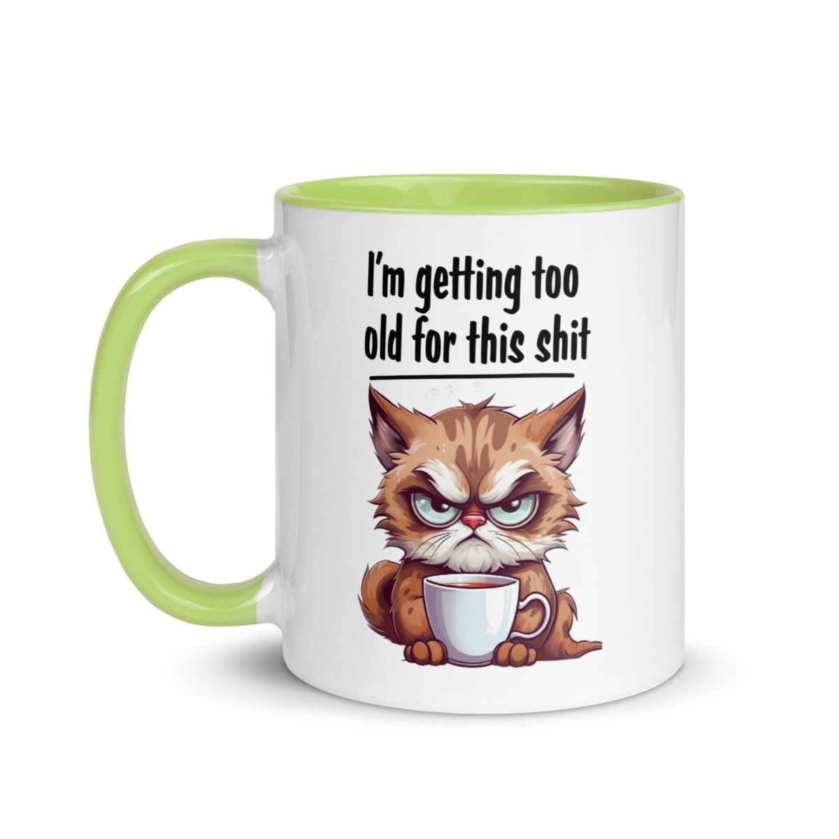 Humor Too Old Inner Color Mug - Max & Co Tees