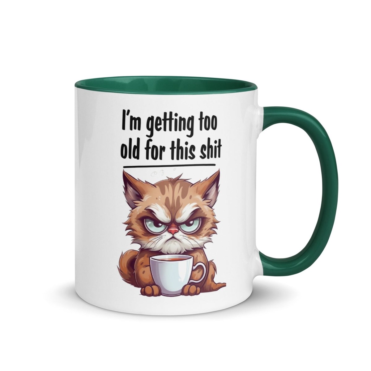 Humor Too Old Inner Color Mug - Max & Co Tees