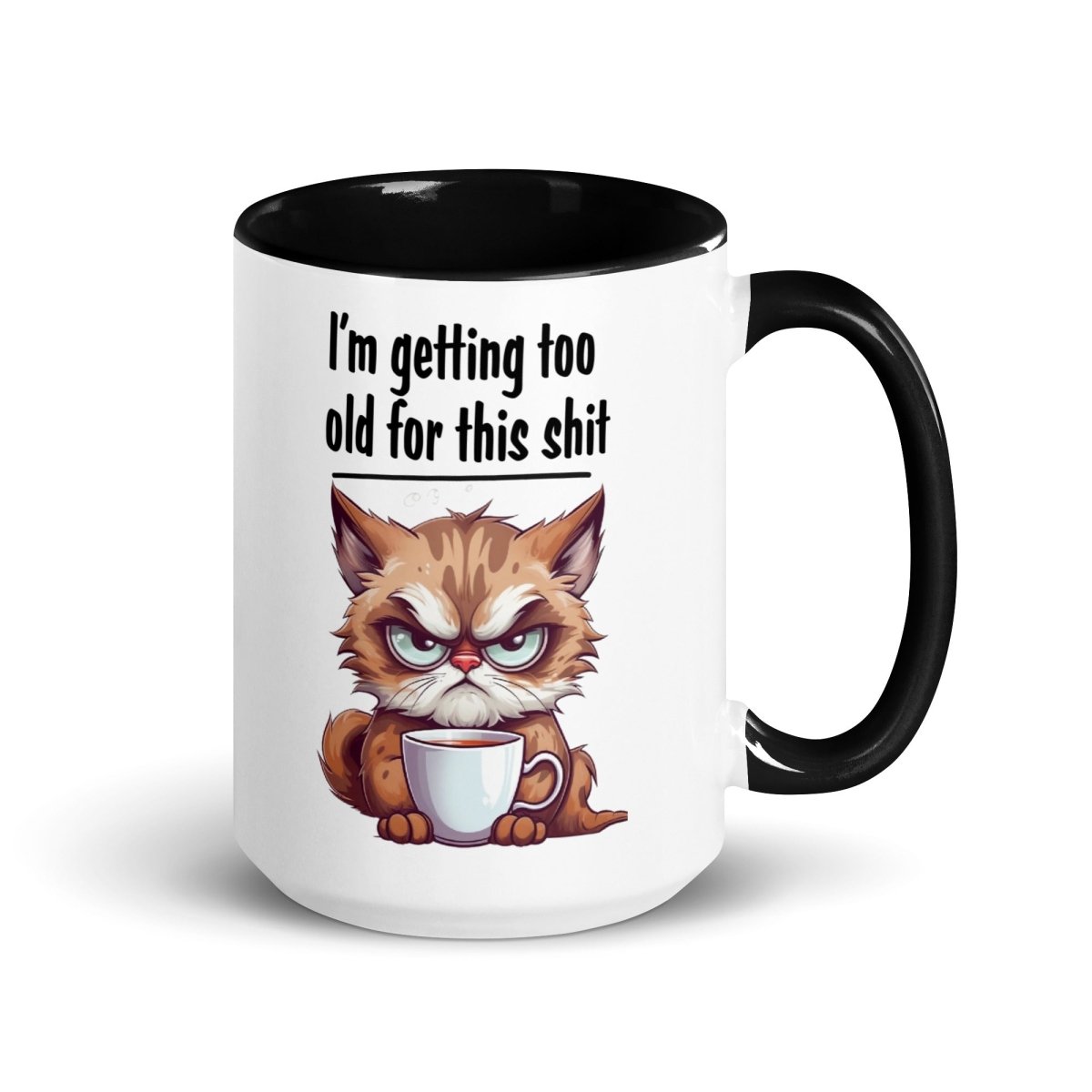 Humor Too Old Inner Color Mug - Max & Co Tees
