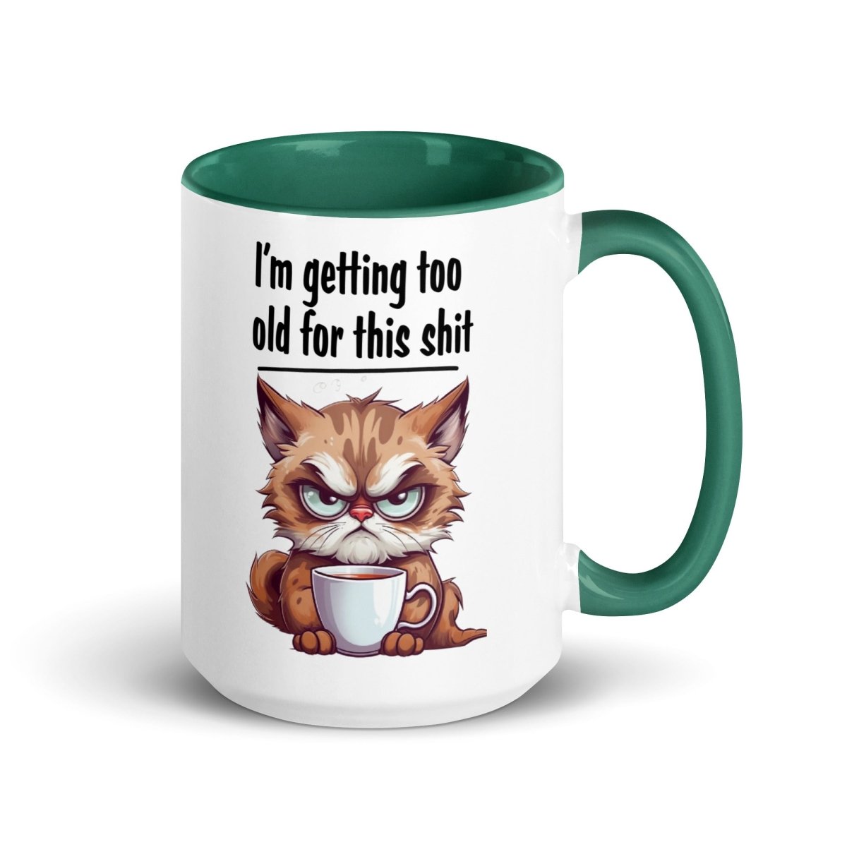 Humor Too Old Inner Color Mug - Max & Co Tees