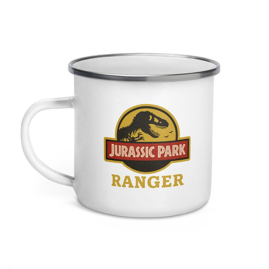Jurassic Park Ranger Enamel Mug - Max & Co Tees