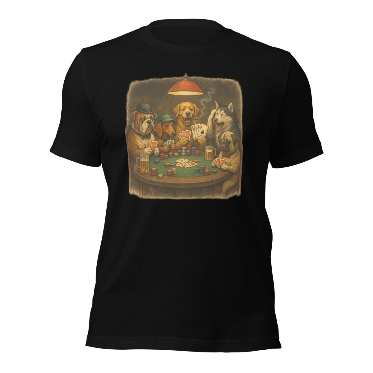 Max & Friends "Dogs Playing Poker" Tee - Max & Co Tees