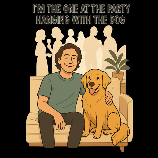 Max & Friends "Hanging with The Dog" Tee - Max & Co Tees