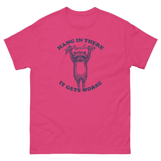 Max & Friends Racoon Hang in There Tee - Max & Co Tees