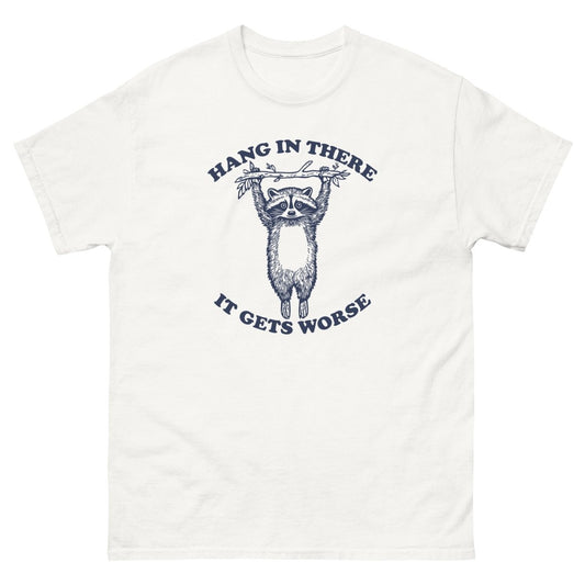 Max & Friends Racoon Hang in There Tee - Max & Co Tees