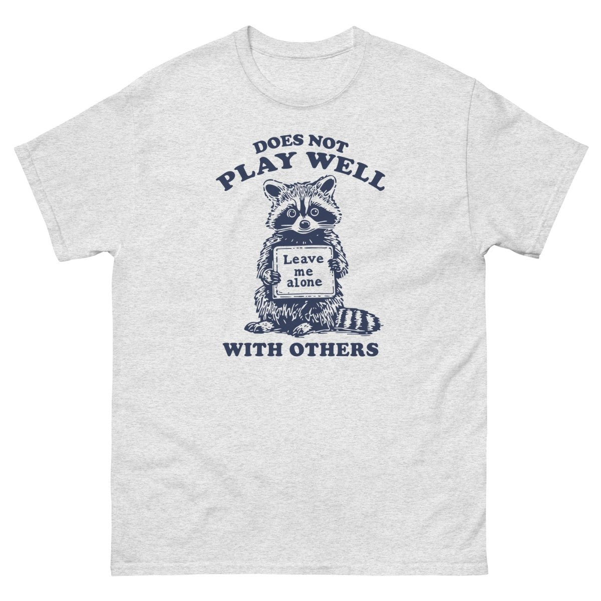 Max & Friends Racoon Play Well Tee - Max & Co Tees