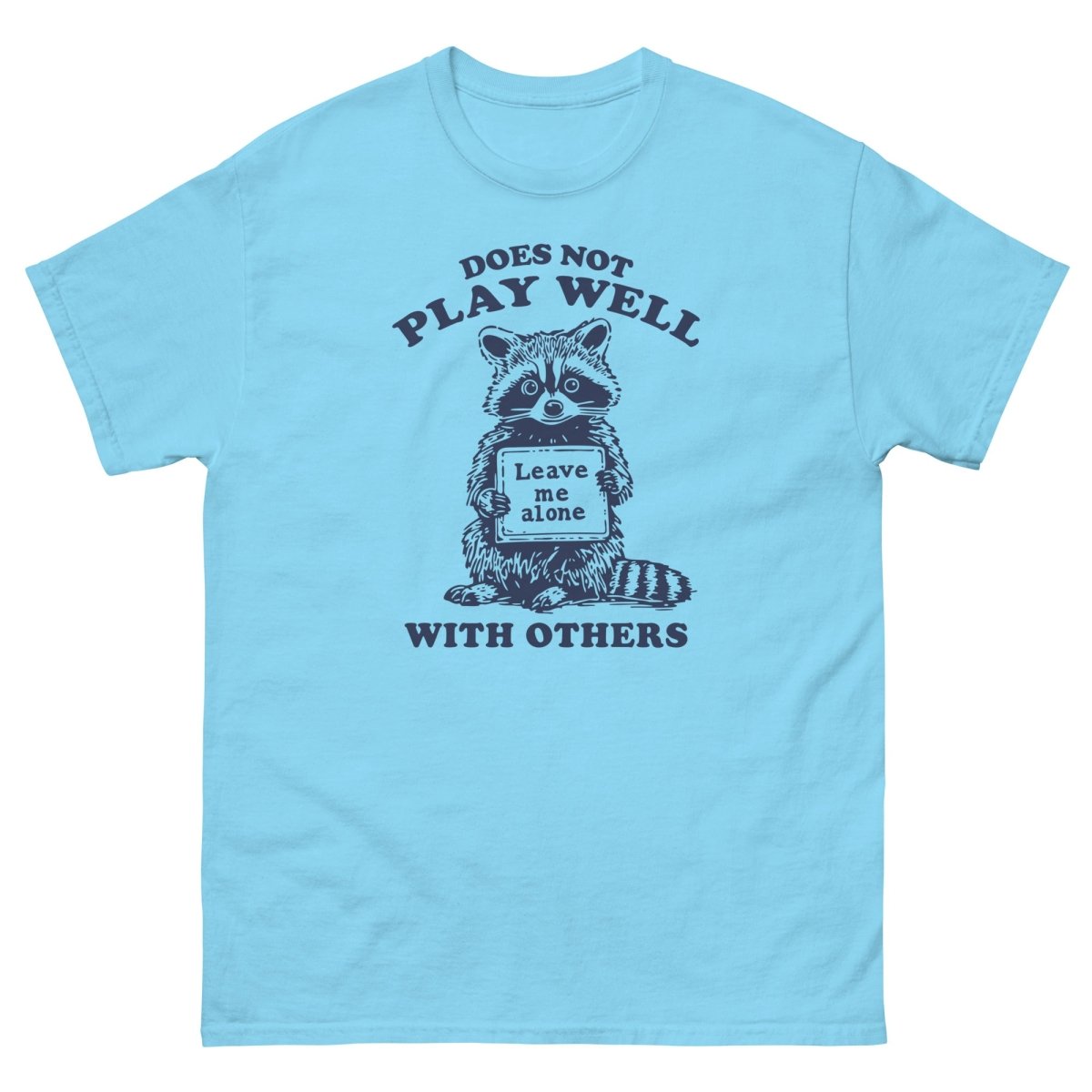 Max & Friends Racoon Play Well Tee - Max & Co Tees