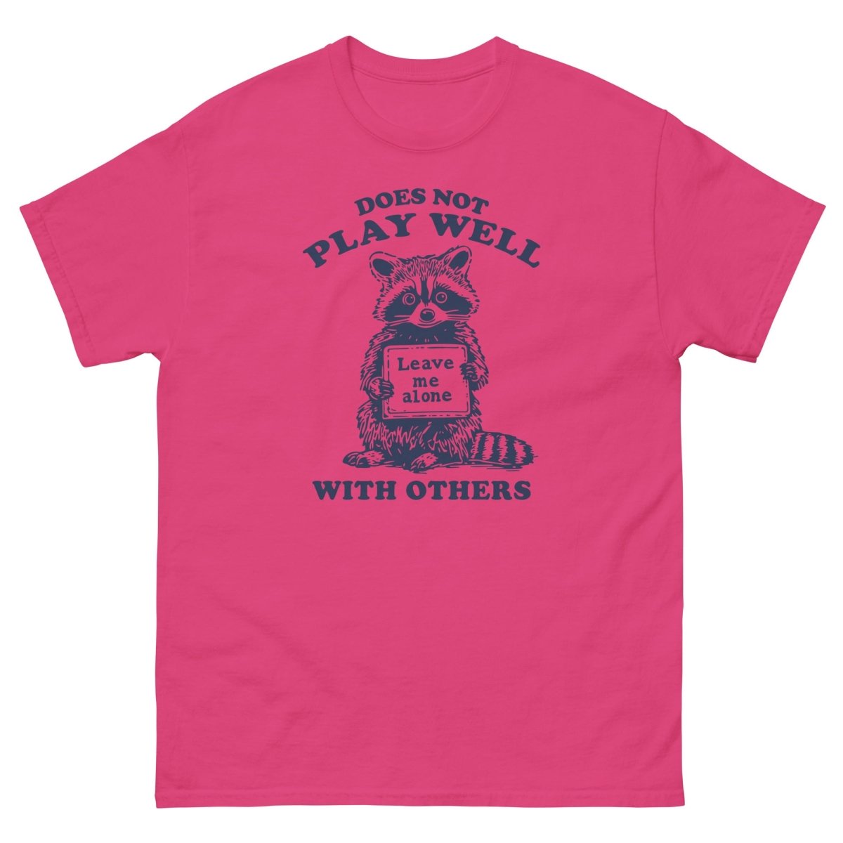 Max & Friends Racoon Play Well Tee - Max & Co Tees