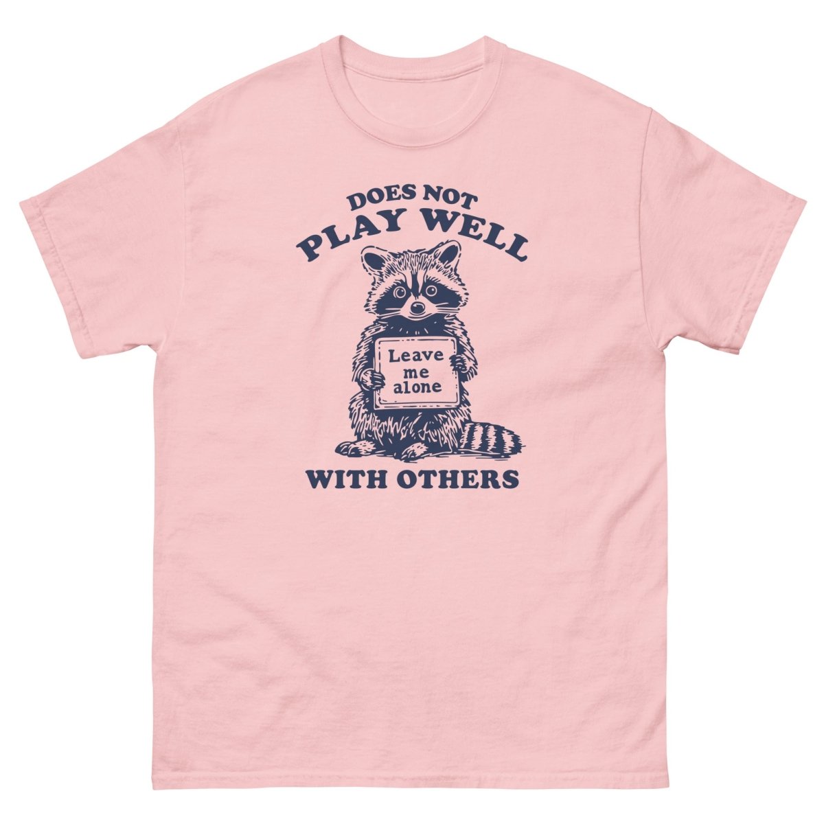 Max & Friends Racoon Play Well Tee - Max & Co Tees