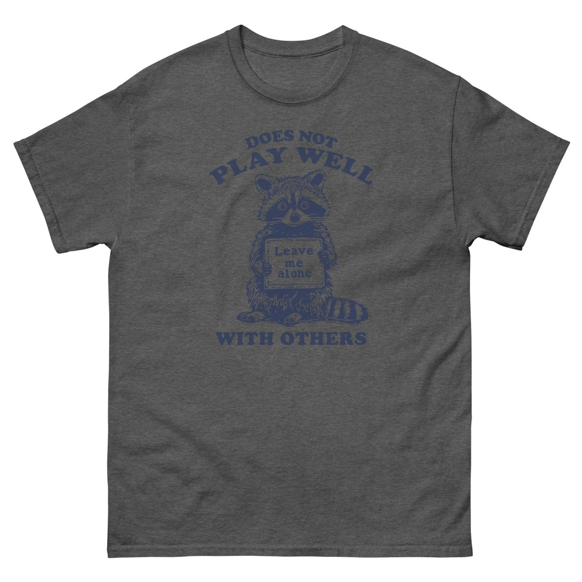 Max & Friends Racoon Play Well Tee - Max & Co Tees