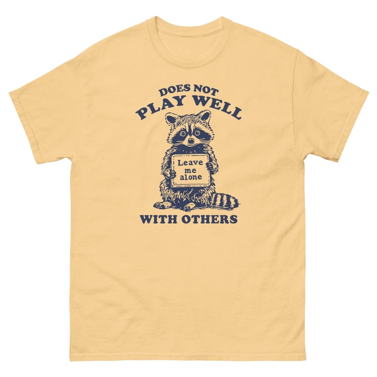 Max & Friends Racoon Play Well Tee - Max & Co Tees