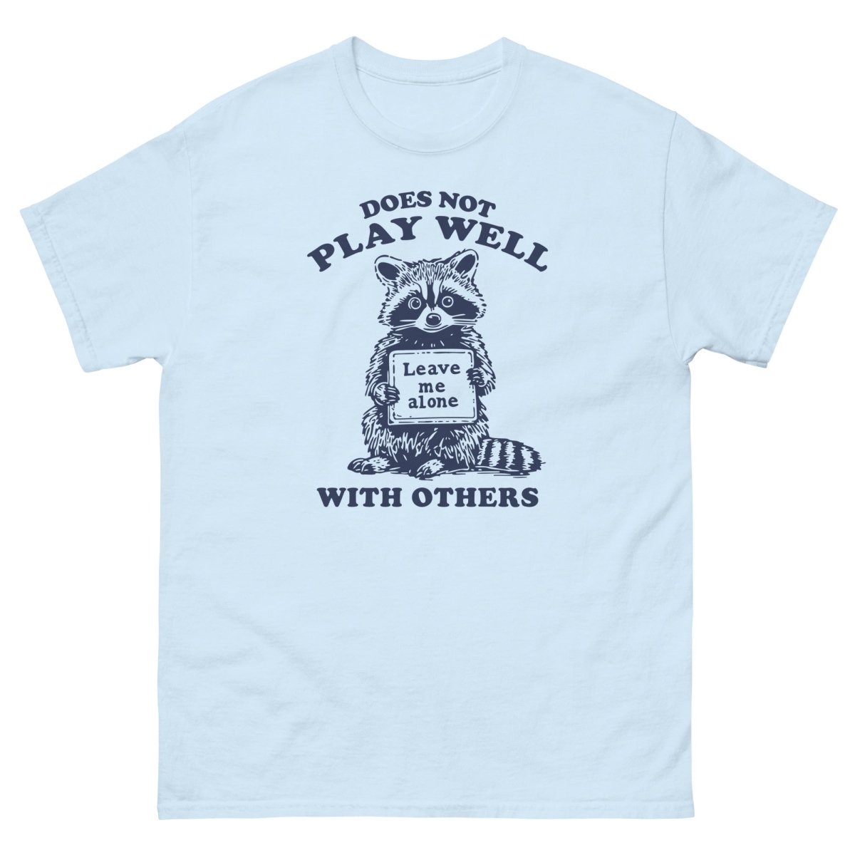 Max & Friends Racoon Play Well Tee - Max & Co Tees