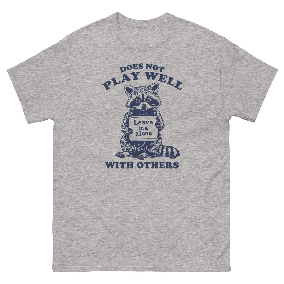 Max & Friends Racoon Play Well Tee - Max & Co Tees