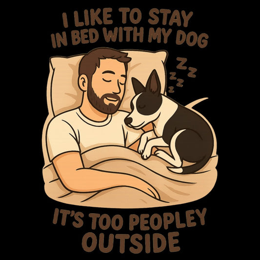 Max & Friends "Stay in Bed Guy" Tee - Max & Co Tees