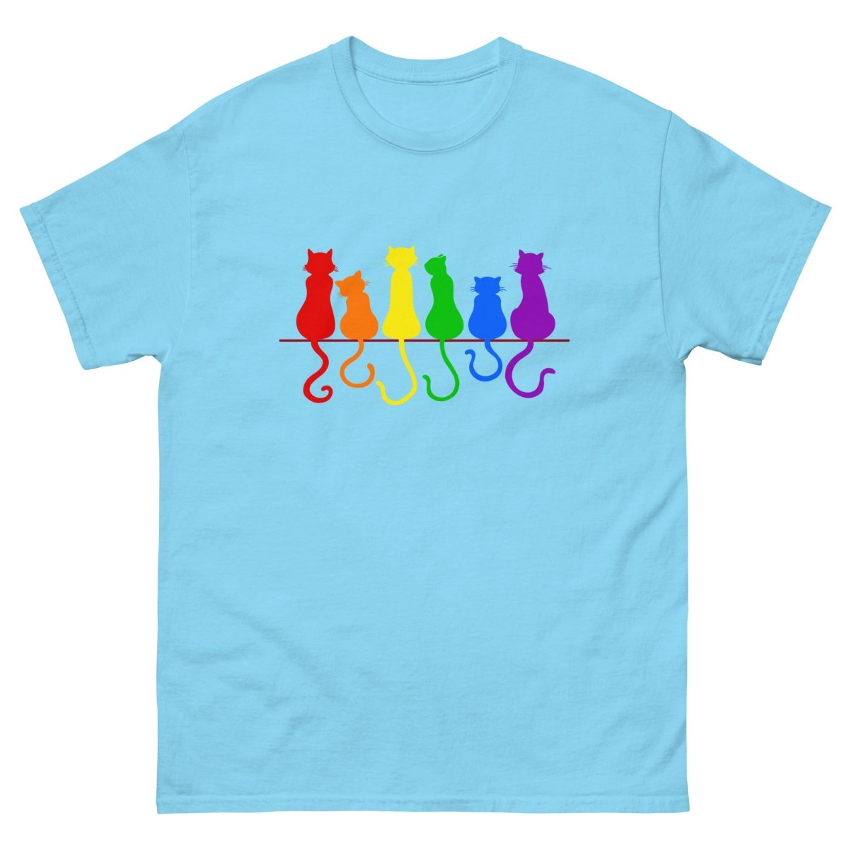 Pride Cats on Fence Tee - Max & Co Tees