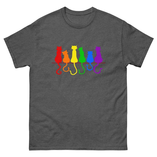 Pride Cats on Fence Tee - Max & Co Tees