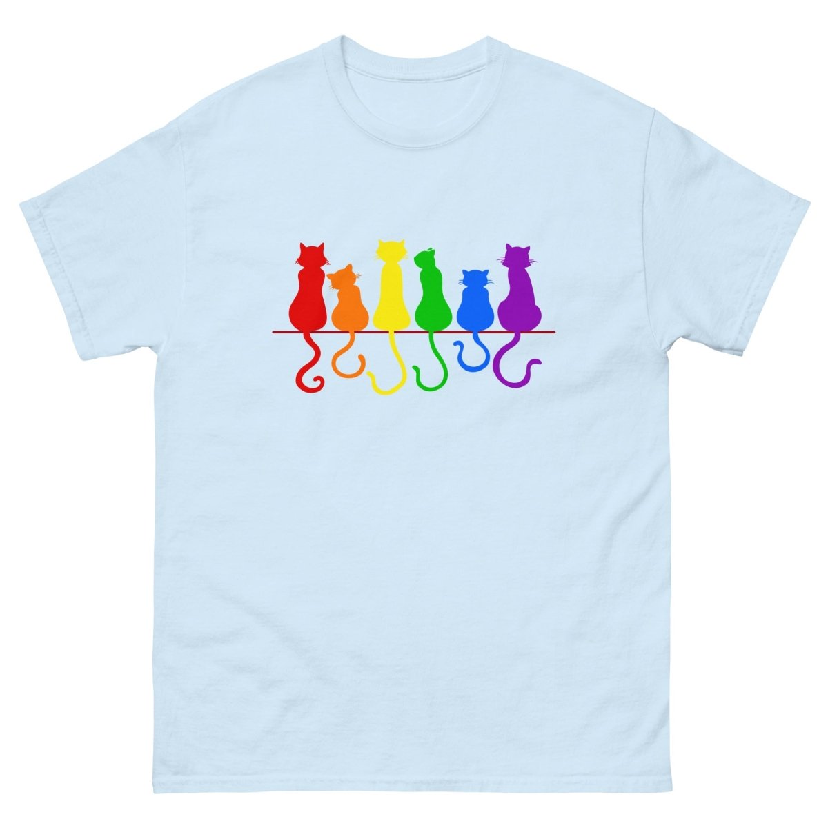 Pride Cats on Fence Tee - Max & Co Tees