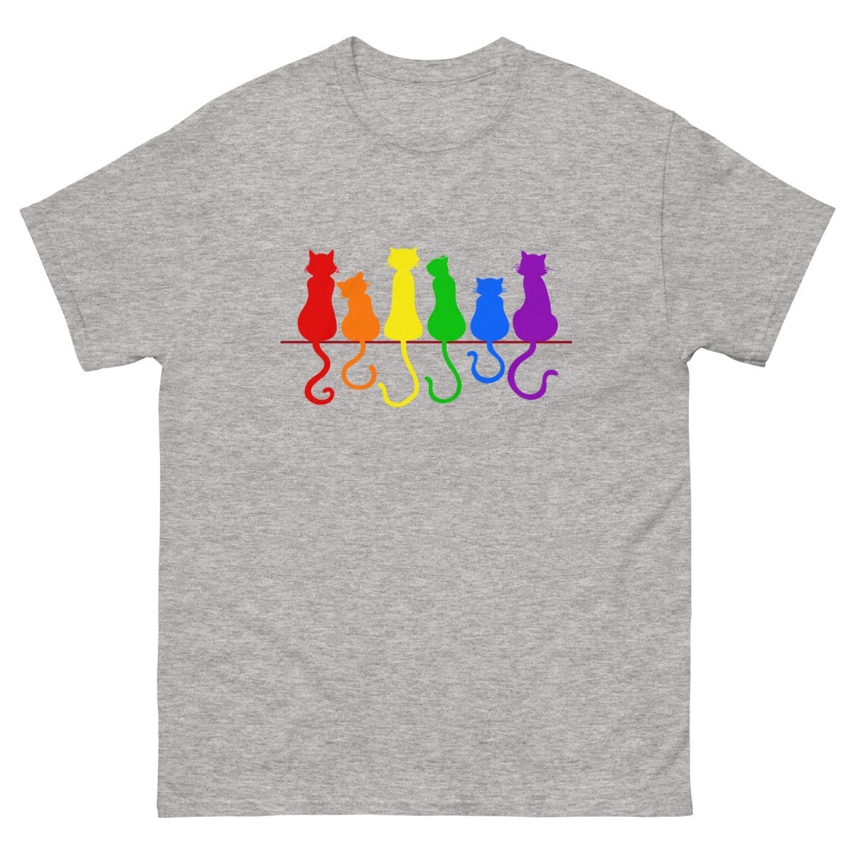 Pride Cats on Fence Tee - Max & Co Tees
