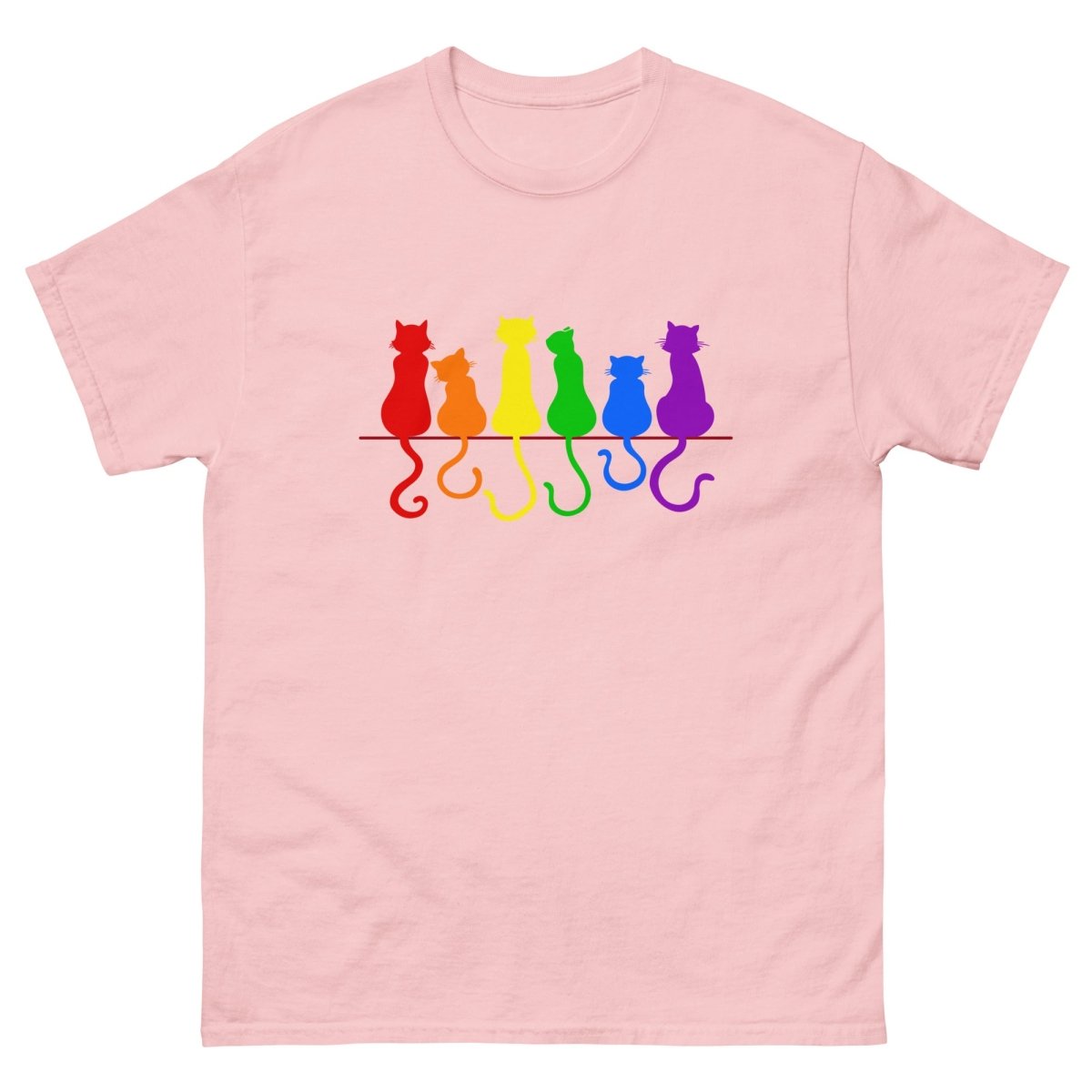 Pride Cats on Fence Tee - Max & Co Tees