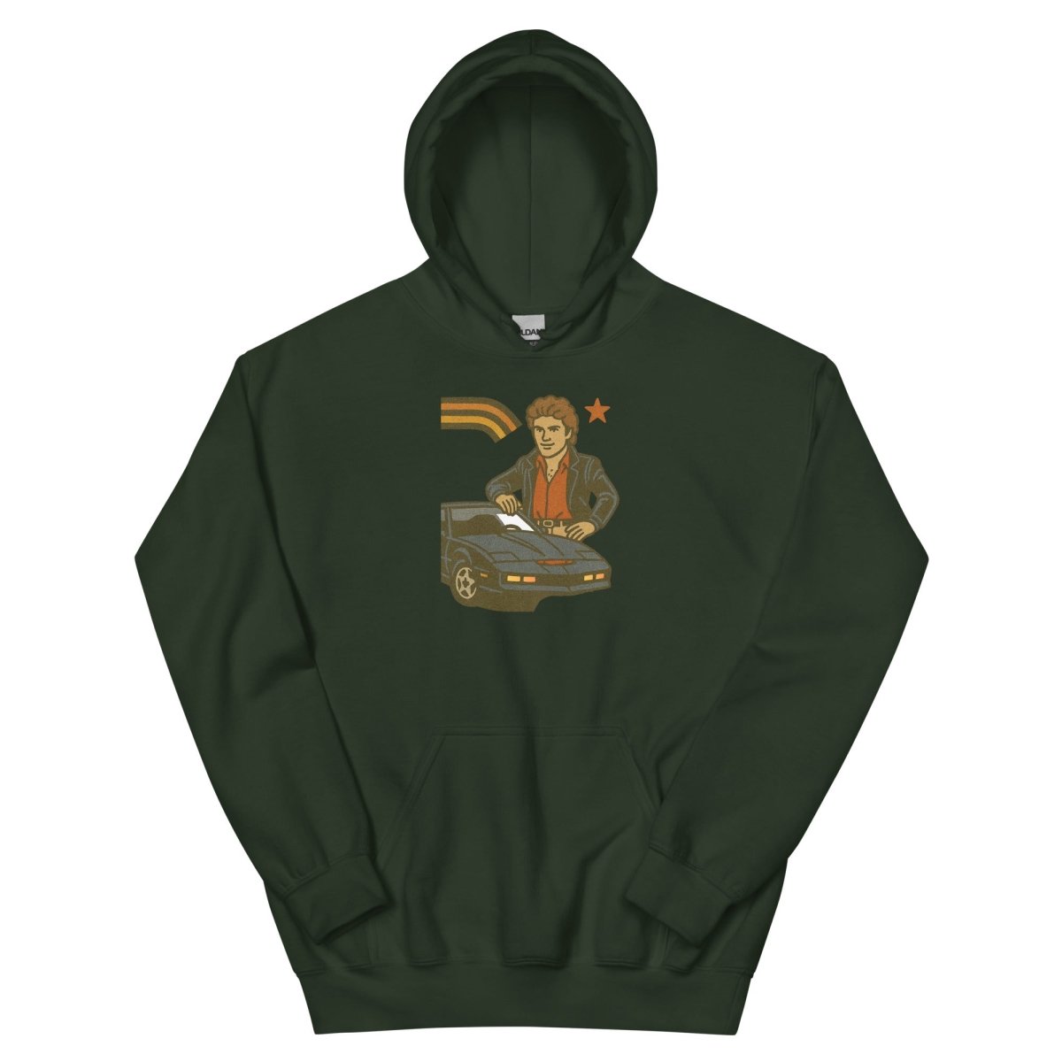Retro Knight and Kit Hoodie - Max & Co Tees