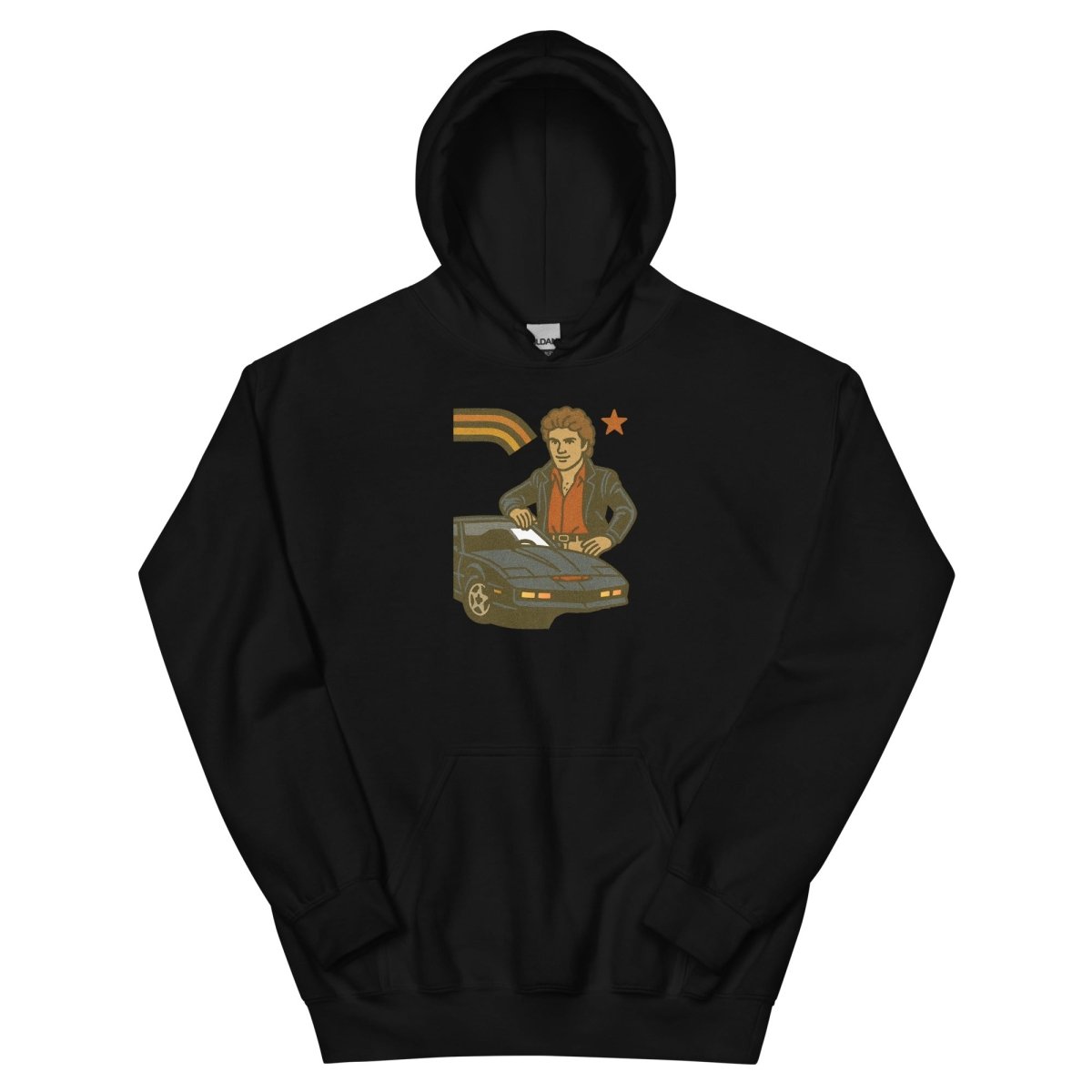 Retro Knight and Kit Hoodie - Max & Co Tees