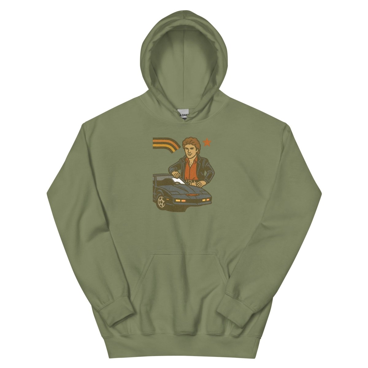 Retro Knight and Kit Hoodie - Max & Co Tees