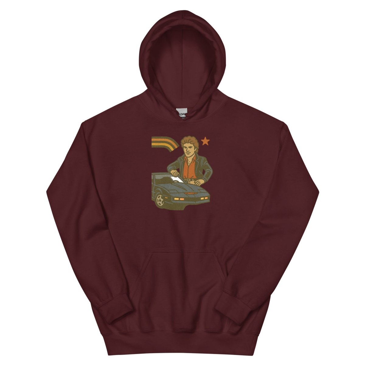 Retro Knight and Kit Hoodie - Max & Co Tees