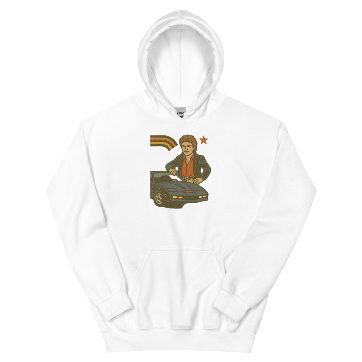 Retro Knight and Kit Hoodie - Max & Co Tees