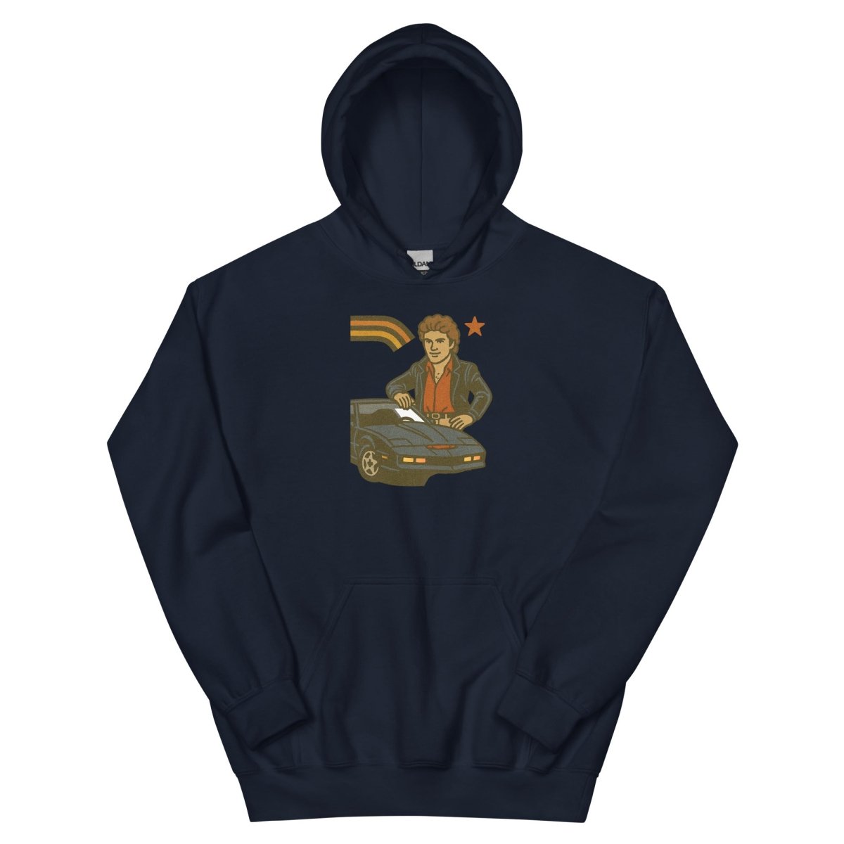 Retro Knight and Kit Hoodie - Max & Co Tees