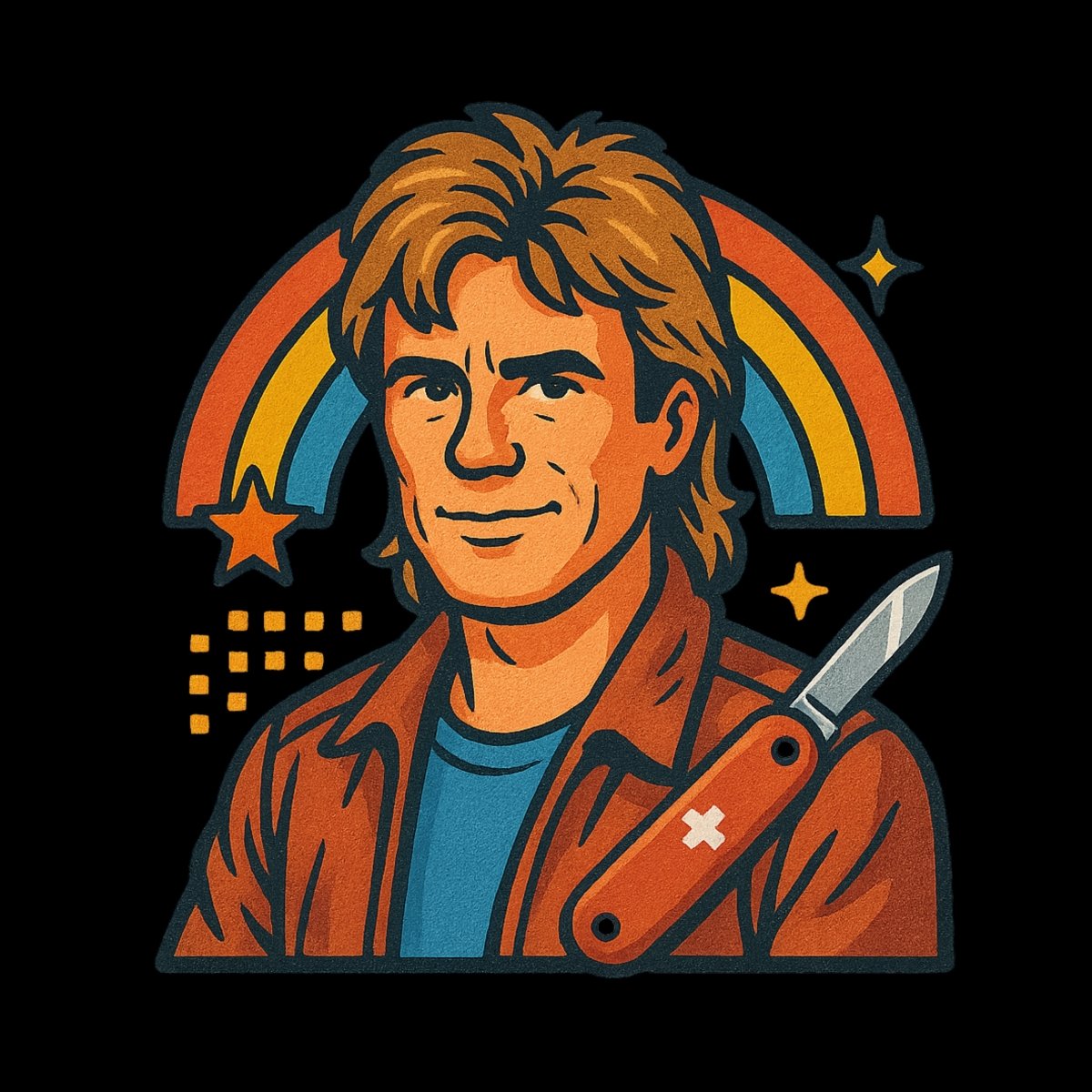 Retro MacGyver Tee - Max & Co Tees