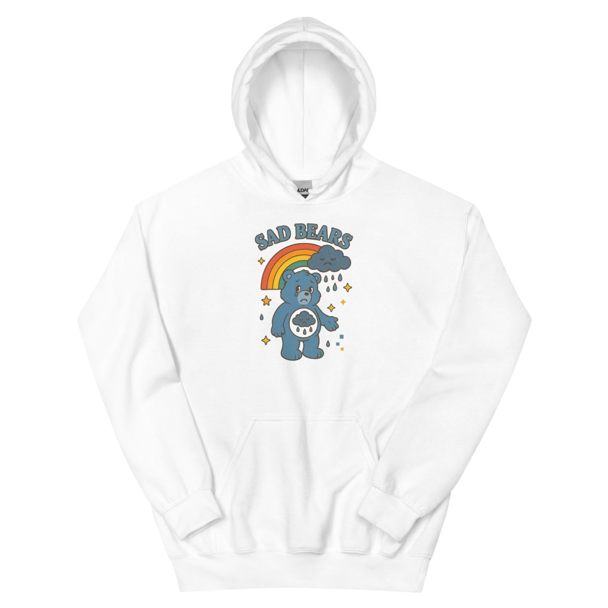 Retro Sad Bear Hoodie - Max & Co Tees