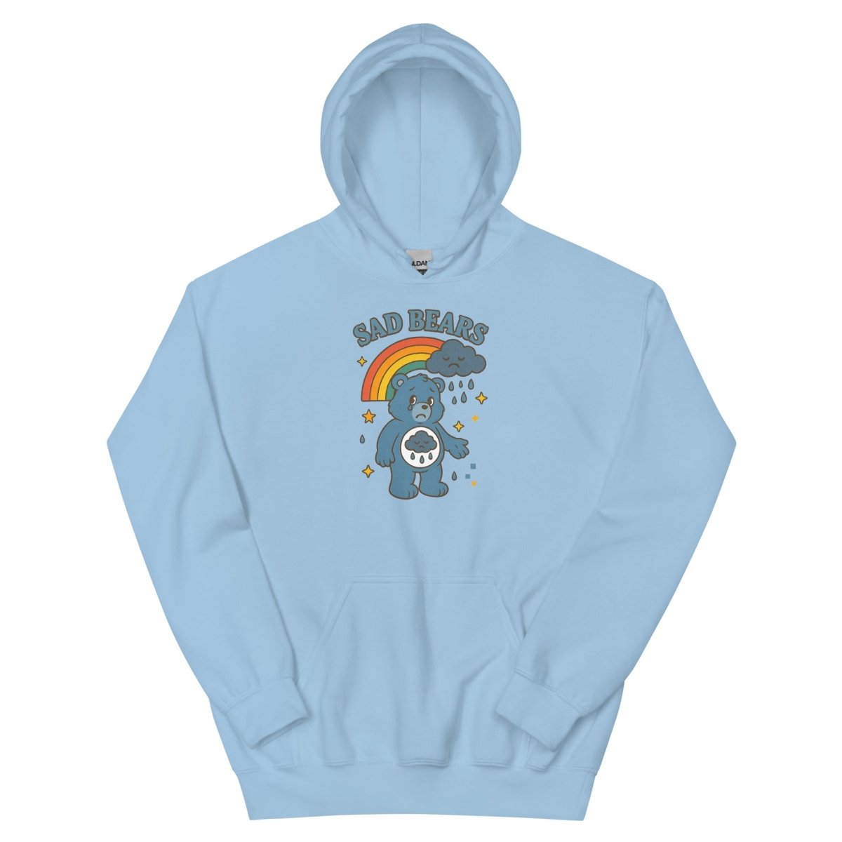 Retro Sad Bear Hoodie - Max & Co Tees