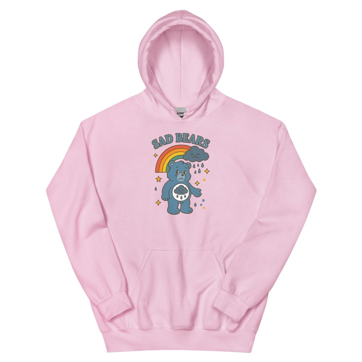 Retro Sad Bear Hoodie - Max & Co Tees