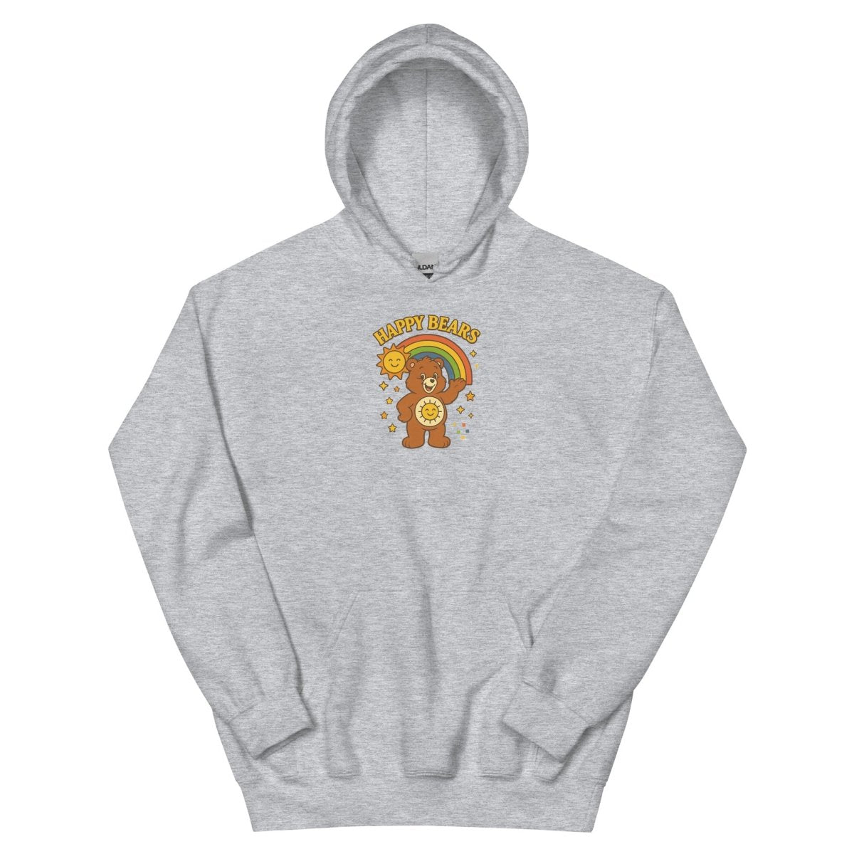 Retro Sunshine Bear Hoodie - Max & Co Tees