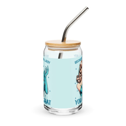 Sassy Asshat Can - Shaped Glass - Max & Co Tees