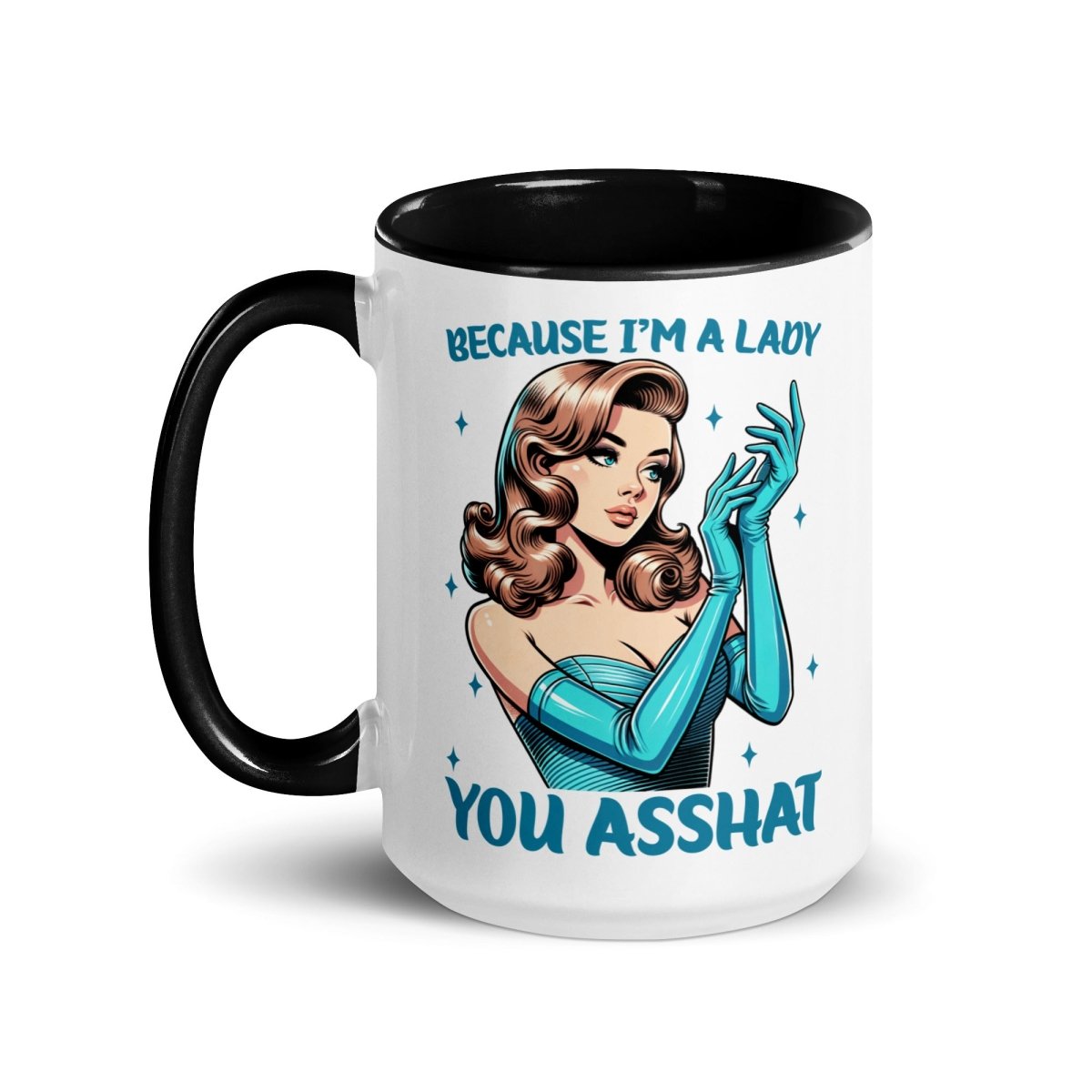 Sassy Asshat Inner Color Mug - Max & Co Tees