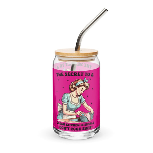 Sassy Don't Cook Can - Shaped Glass - Max & Co Tees