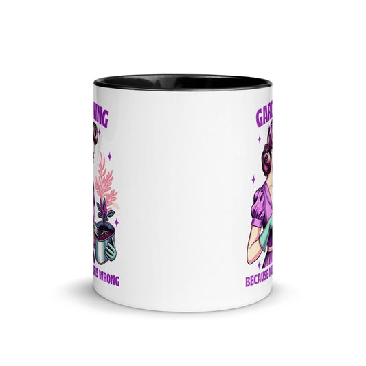 Sassy Murder is Wrong Inner Color Mug - Max & Co Tees