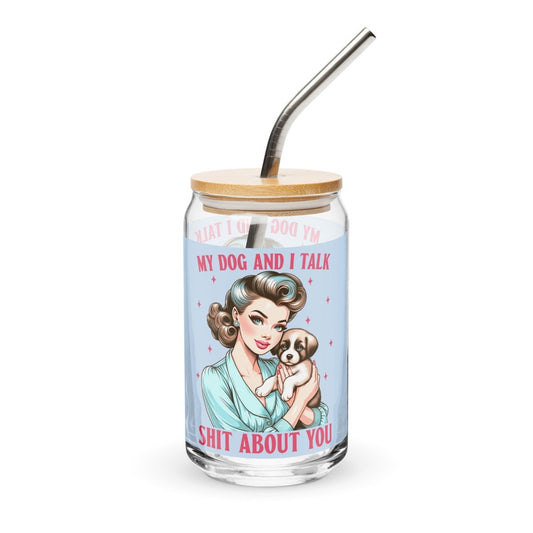 Sassy My Dog Can - Shaped Glass - Max & Co Tees