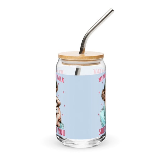 Sassy My Dog Can - Shaped Glass - Max & Co Tees