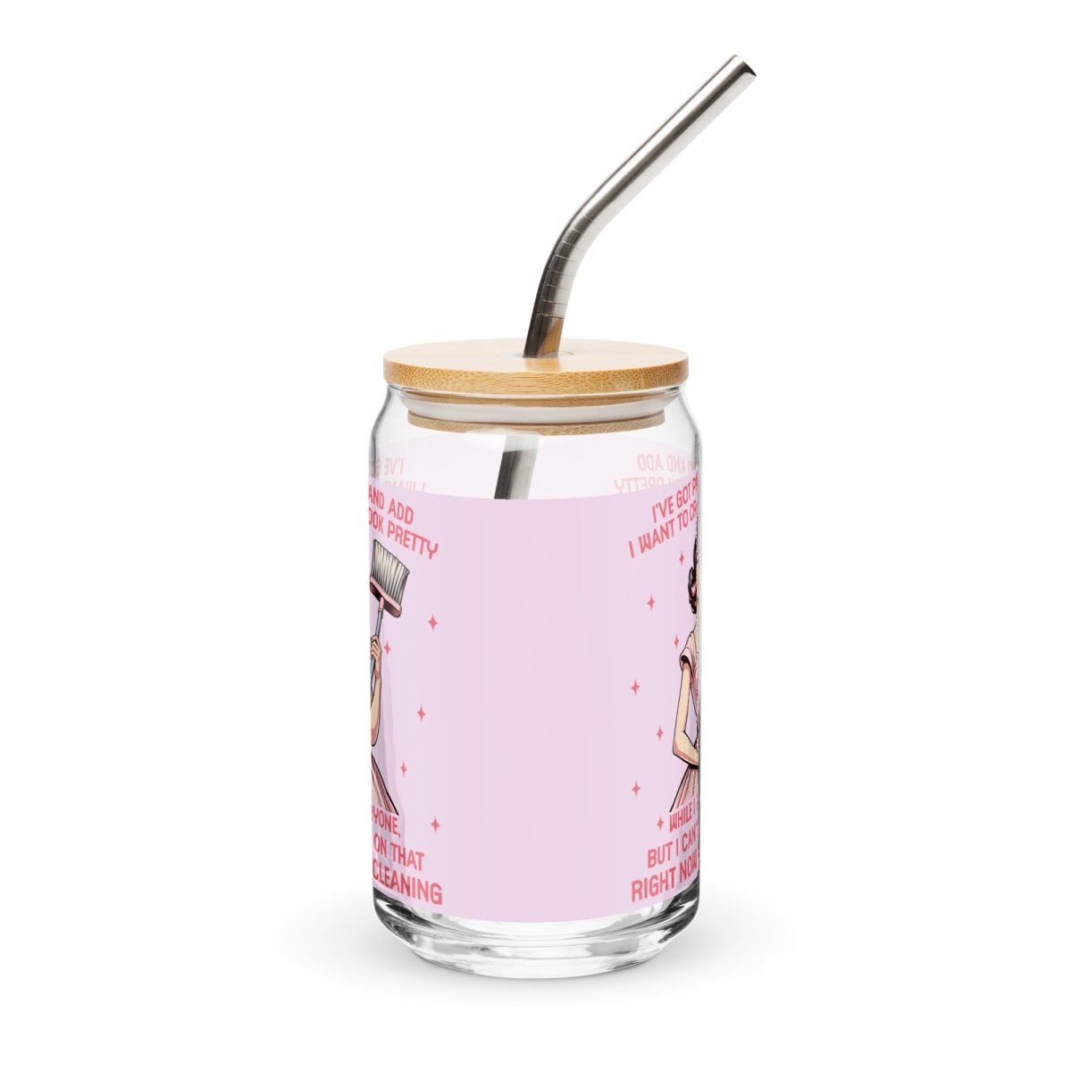 Sassy OCD, PMS, ADD Can - Shaped Glass - Max & Co Tees